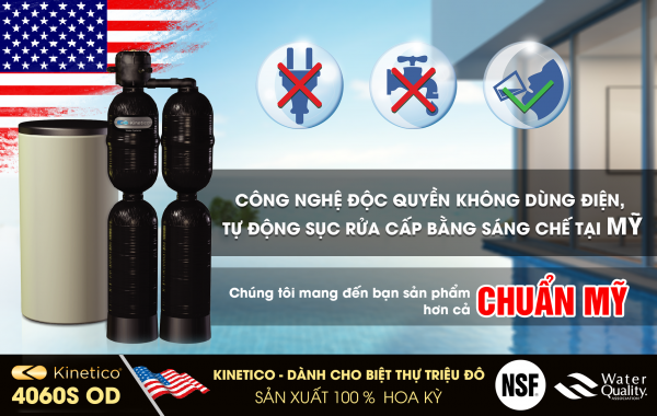 Hệ thống lọc nước tổng biệt thự cao cấp Kinetico 4060S