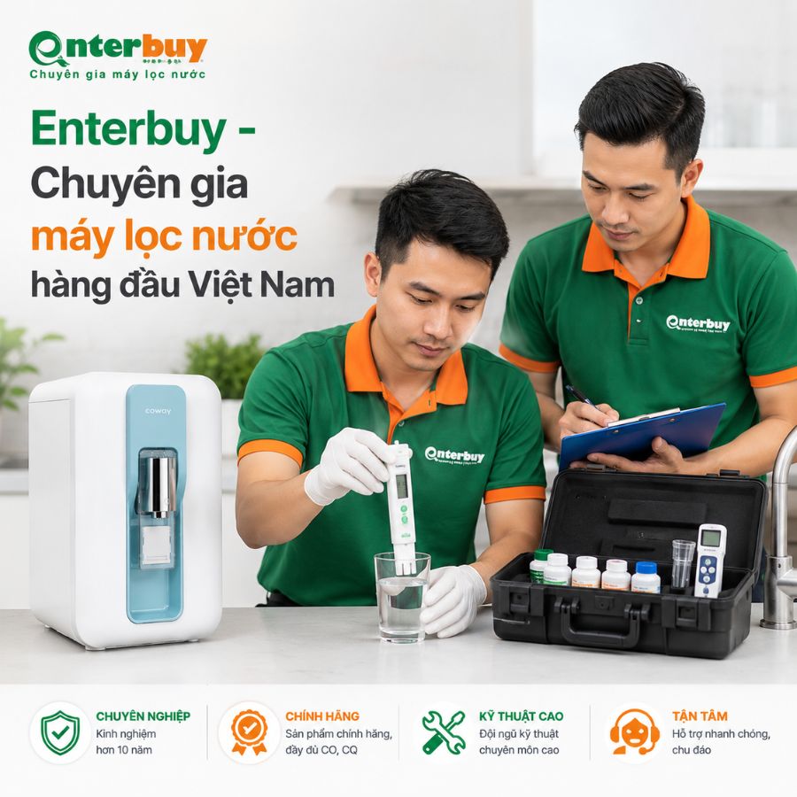 Enterbuy - Chuyên gia máy lọc nước hàng đầu Việt Nam
