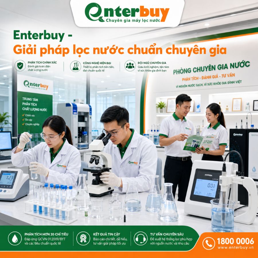 Enterbuy - Giải pháp lọc nước chuẩn chuyên gia