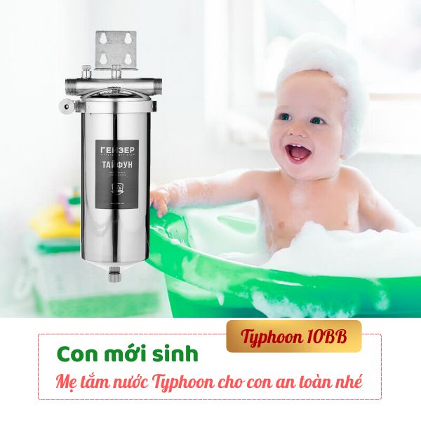 Máy lọc nước tắm Geyser Typhoon 10BB