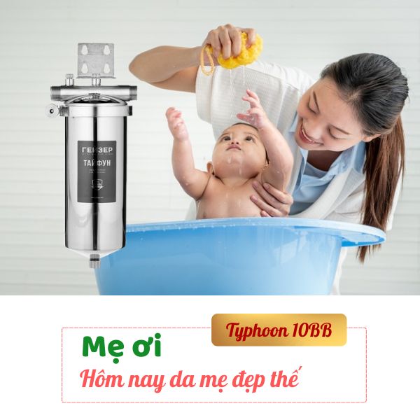 Máy lọc nước tắm Geyser Typhoon 10BB