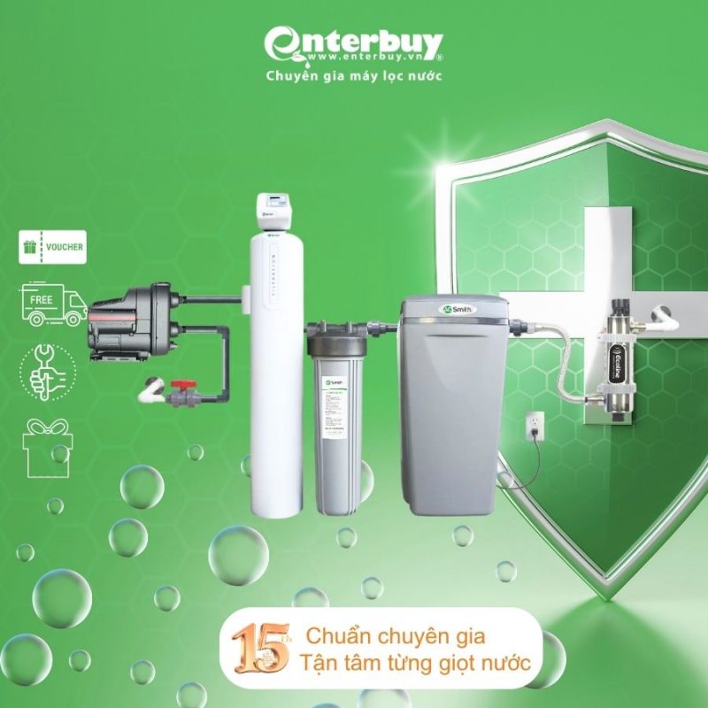 Hệ thống lọc nước tổng đầu nguồn AOS I97 Plus