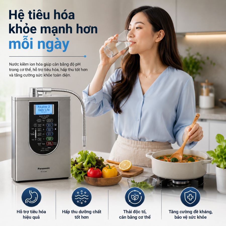 Hệ tiêu hóa khỏe mạnh hơn mỗi ngày