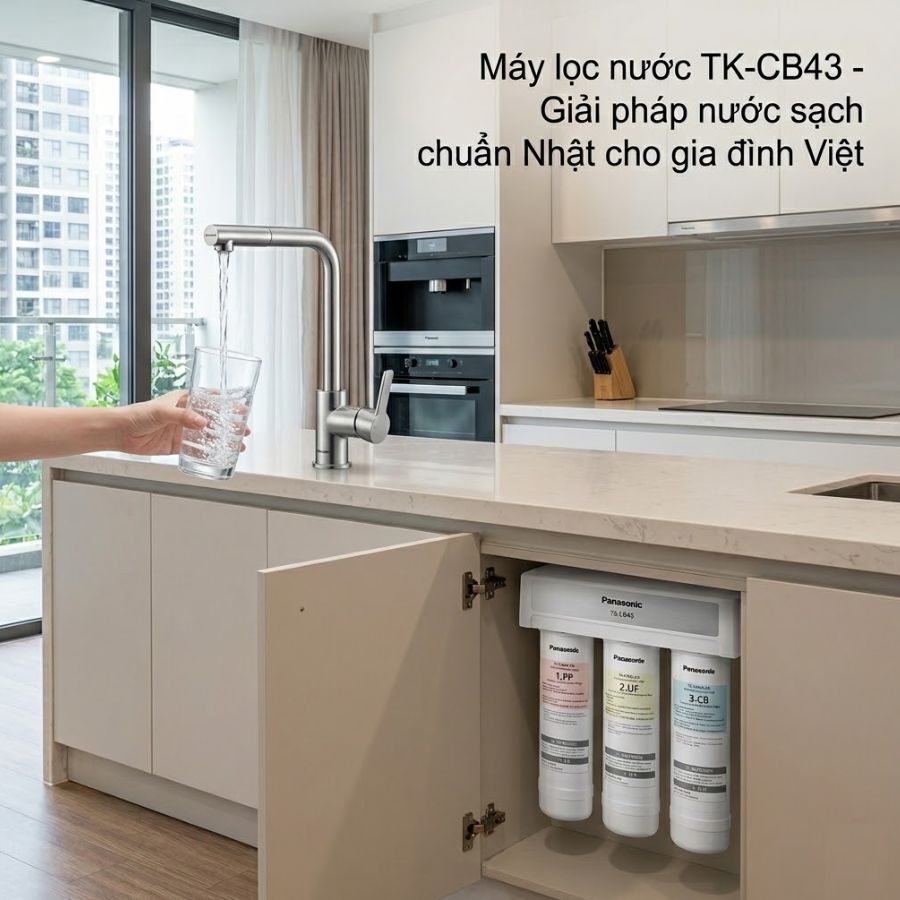 Máy lọc nước TK-CB430 - Giải pháp nước sạch chuẩn Nhật cho gia đình Việ