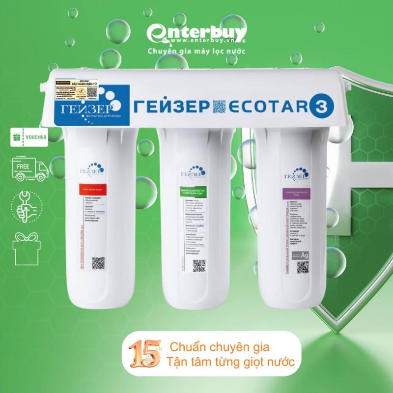 Máy lọc nước Nano Geyser Ecotar 3