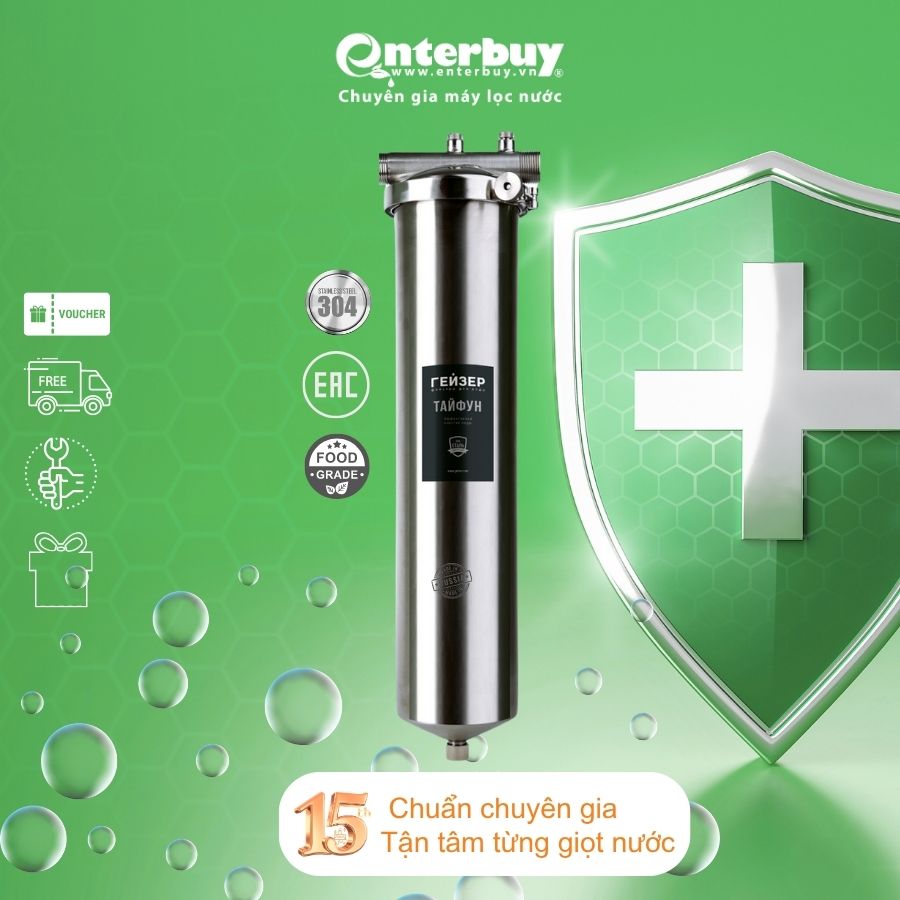 Máy lọc nước tắm Geyser Typhoon 20BB