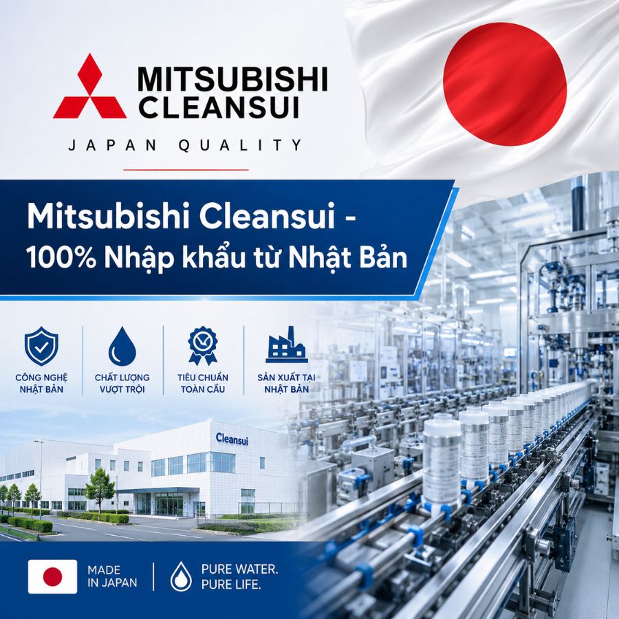 Mitsubishi Cleansui - 100% Nhập khẩu từ Nhật Bản