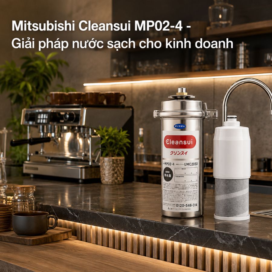 Mitsubishi Cleansui MP02-4 - Giải pháp nước sạch cho kinh doanh