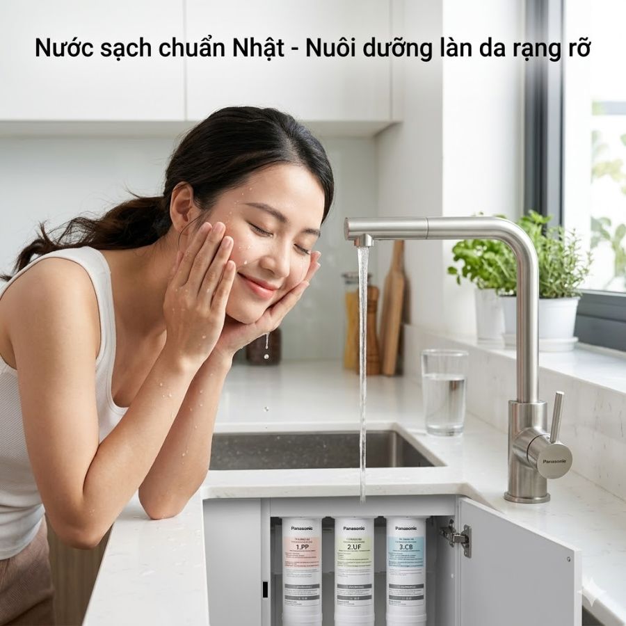 Nguồn nước tinh khiết bảo vệ sức khỏe cả gia đình
