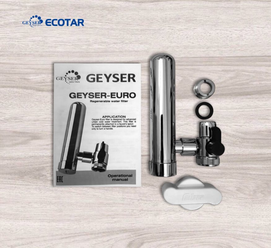 Máy lọc nước tại vòi Geyser Euro M