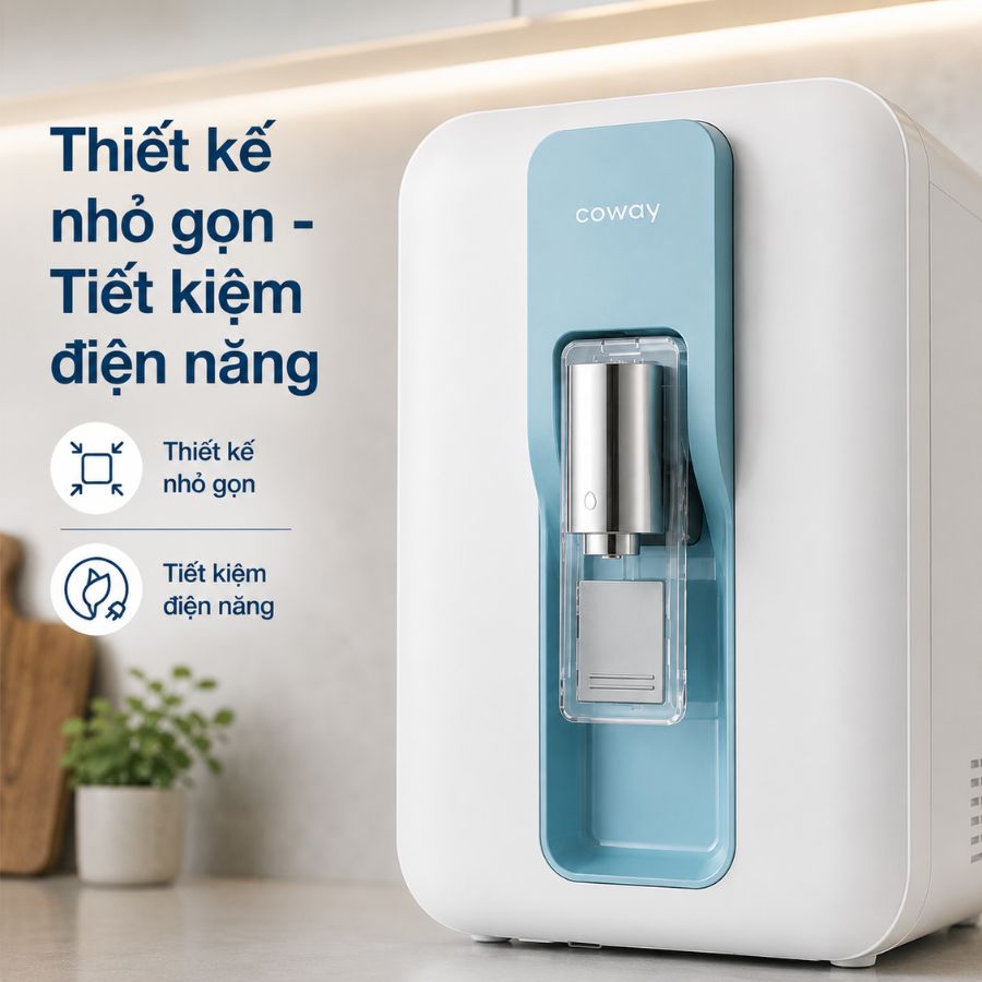 Thiết kế nhỏ gọn - Tiết kiệm điện năng