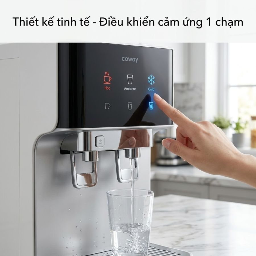 Thiết kế tinh tế - Điều khiển cảm ứng 1 chạm