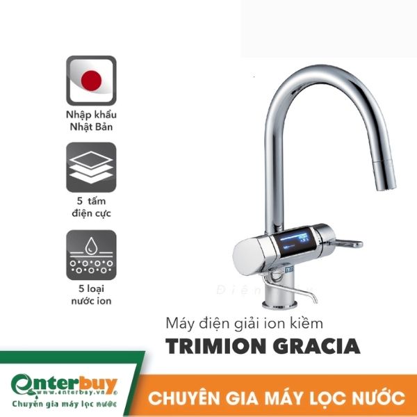 máy lọc nước ion kiềm trim ion Gracia