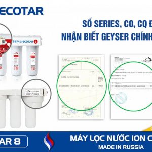 Máy lọc nước Ion Canxi Geyser Ecotar 8