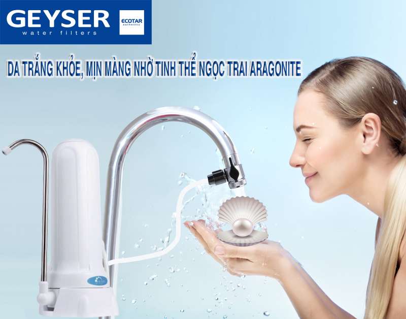 Máy lọc gắn vòi để bàn Geyser 1UH Euro