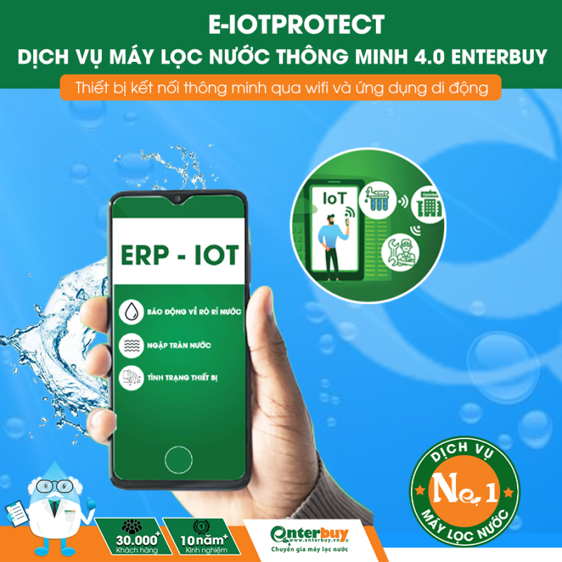 Dịch vụ máy lọc nước thông minh 4.0 Enterbuy