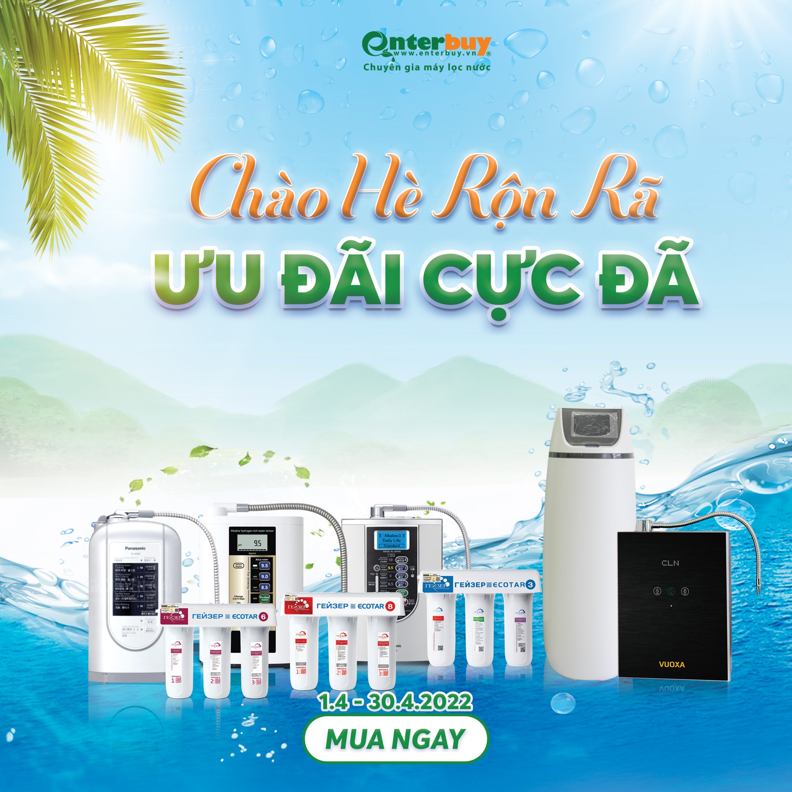 Enterbuy bùng nổ chương trình đặc biệt chào hè “Chào hè rộn rã – Ưu đãi cực đã”