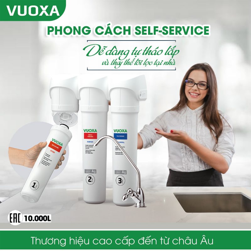 Máy lọc nước công nghệ Aragonite Vuoxa 4