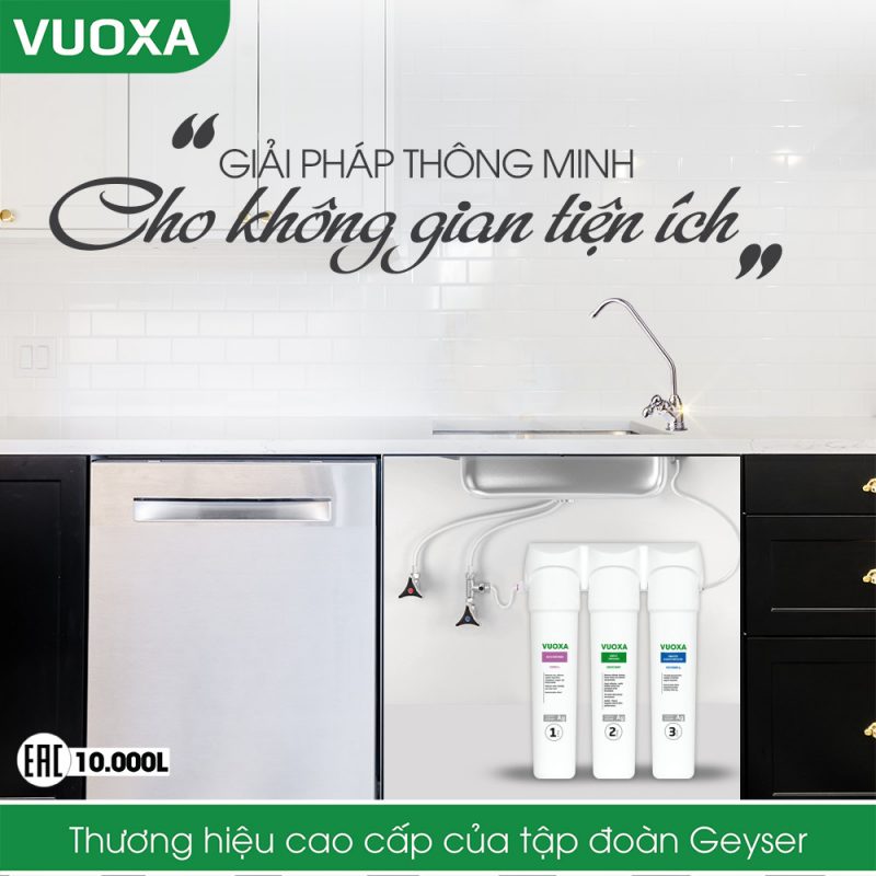 Máy lọc nước công nghệ Aragonite Vuoxa 3