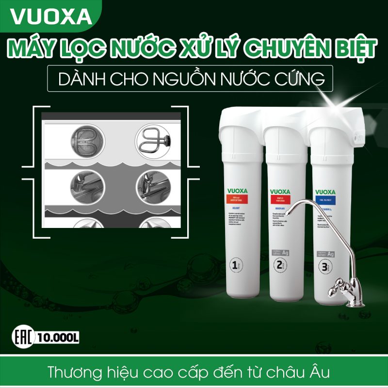 Máy lọc nước công nghệ Aragonite Vuoxa 4