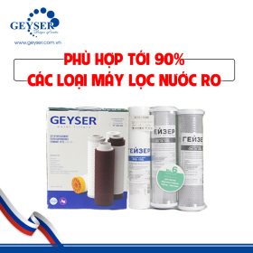 Bộ 3 lõi lọc nước 123 EuroAqua B thay lõi máy RO nhập khẩu châu Âu