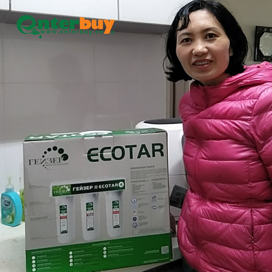 Công trình lắp đặt thực tế máy lọc nước còn khoáng Geyser