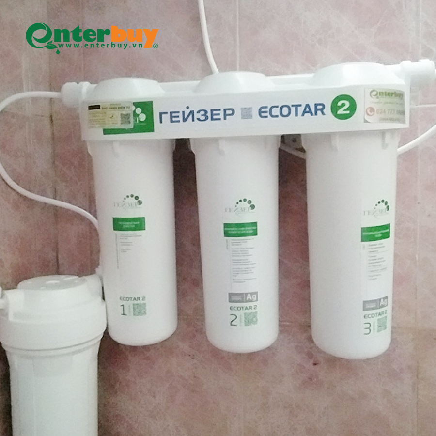 Công trình lắp đặt trực tiếp máy lọc nước nano Geyser Ecotar 2