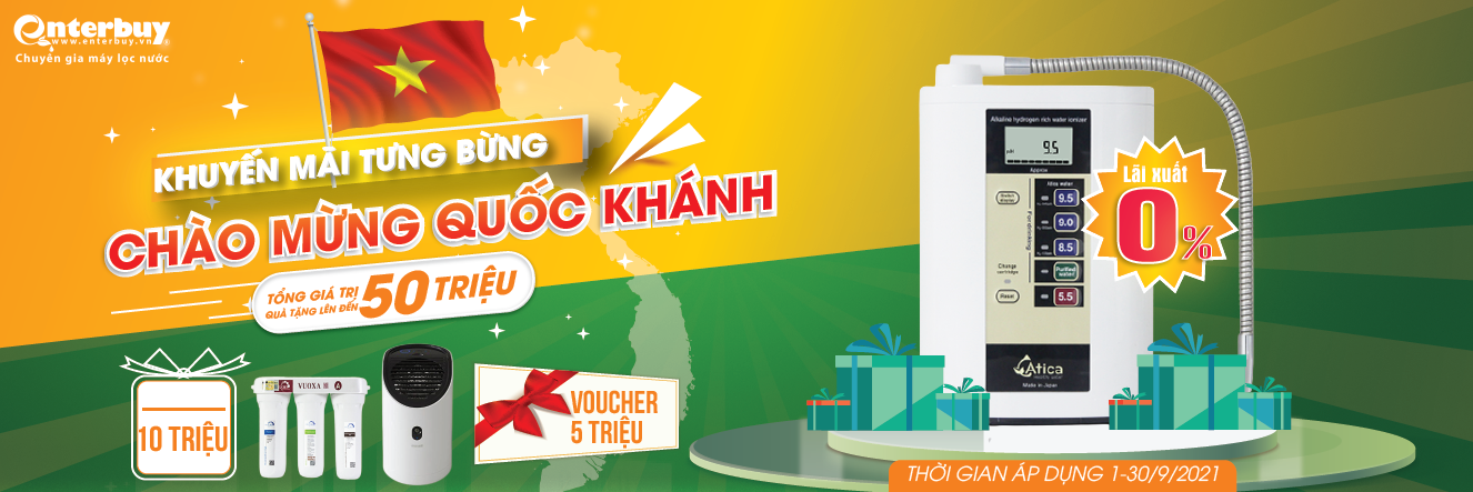Enterbuy Việt Nam khuyến mãi tưng bừng chào mừng Quốc Khánh