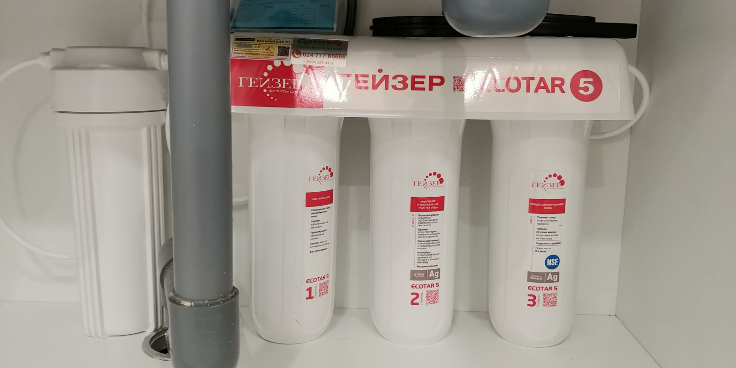 Hình ảnh lắp đặt máy lọc nước nano Geyser Ecotar 8