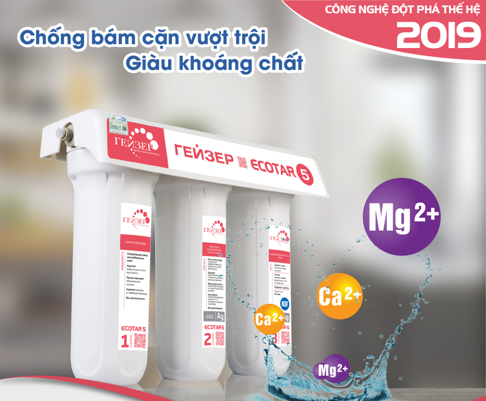 Máy lọc nước Geyser Ecotar 5 LB Nga