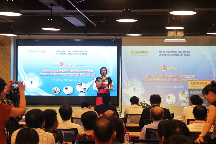 [Conghe.vn]Enterbuy Việt Nam công bố các công trình nghiên cứu khoa học về xử lý nước sinh hoạt