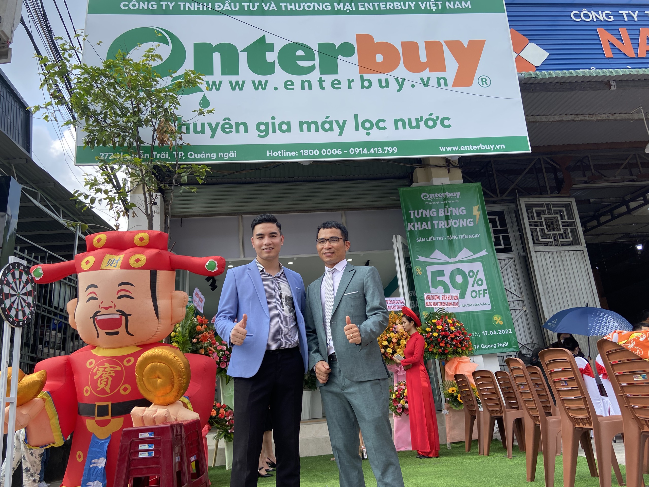Khai trương Enterbuy Quảng Ngãi thành công tốt đẹp