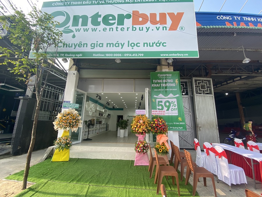 Chi nhánh máy lọc nước enterbuy