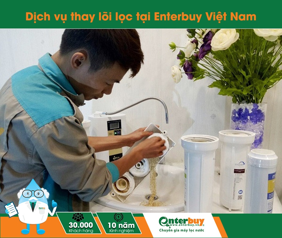 Thay lõi lọc nước đúng hạn có vai trò quan trọng không kém việc sử dụng đúng máy lọc nước