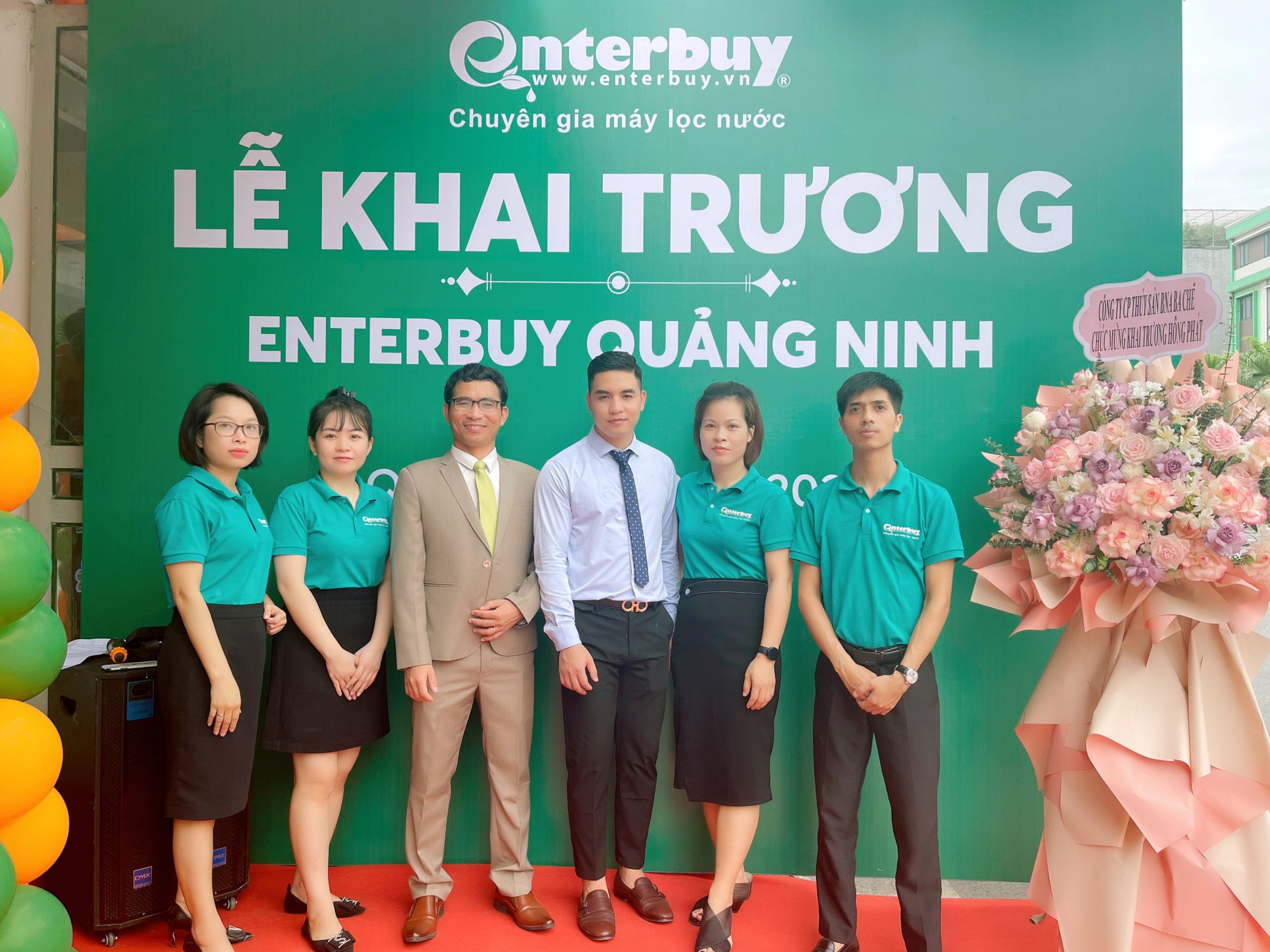 Khai trương Enterbuy chuyên gia máy lọc nước Quảng Ninh thành công tốt đẹp