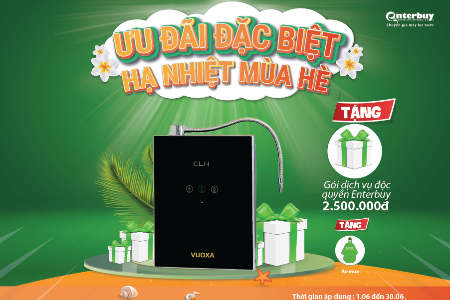 Ưu đãi đặc biệt giải nhiệt mùa hè cùng Enterbuy Việt Nam
