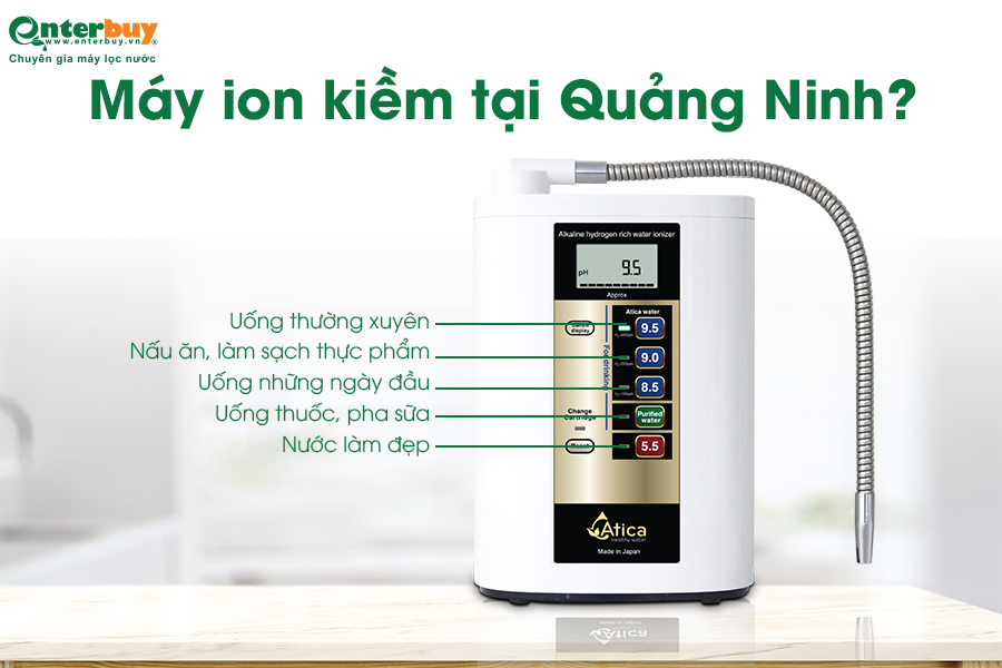 [BẮT BUỘC PHẢI BIẾT]Địa chỉ mua máy lọc nước ion kiềm chính hãng tại Quảng Ninh