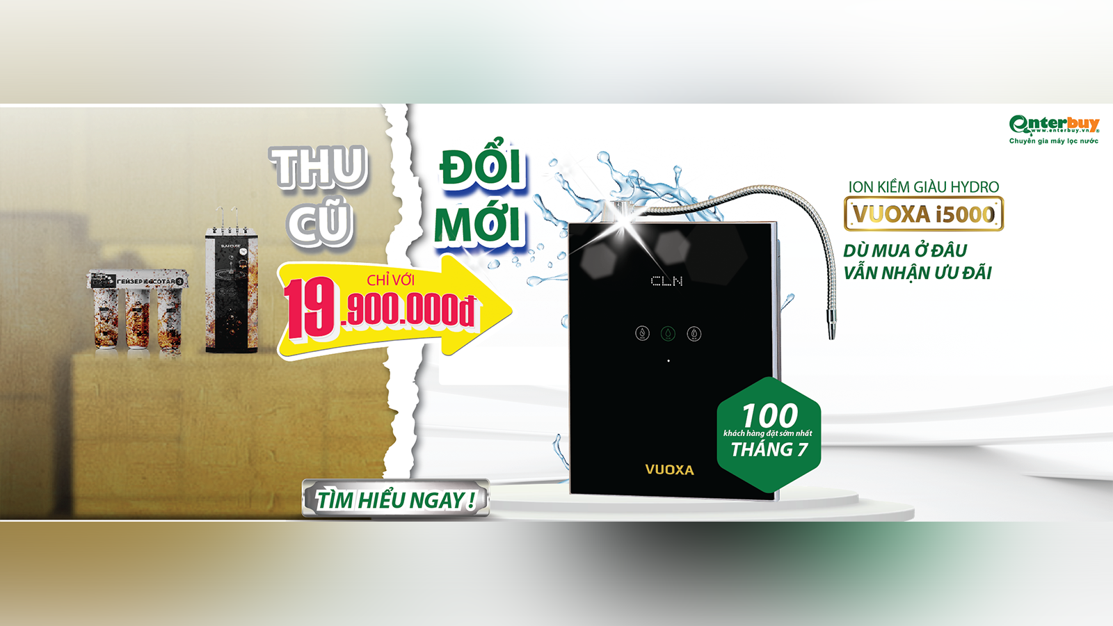 [CHƯA TỪNG CÓ]Cơ hội sở hữu máy lọc nước ion kiềm giàu hydro cao cấp chỉ 19.9 triệu đồng