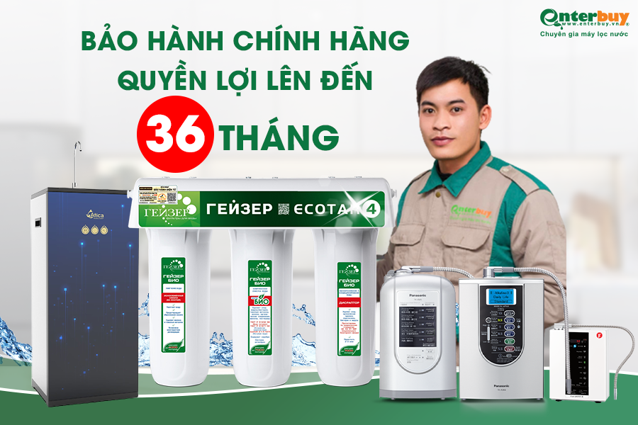 Chính sách bảo hành 36 tháng đảm bảo tối đa quyền lợi người tiêu dùng