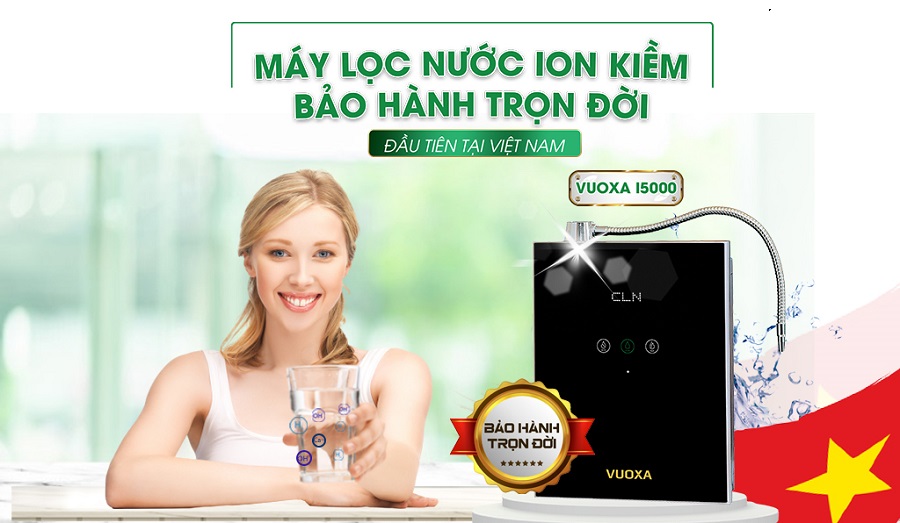 Máy lọc nước ion kiềm Geyser Vuoxa i5000