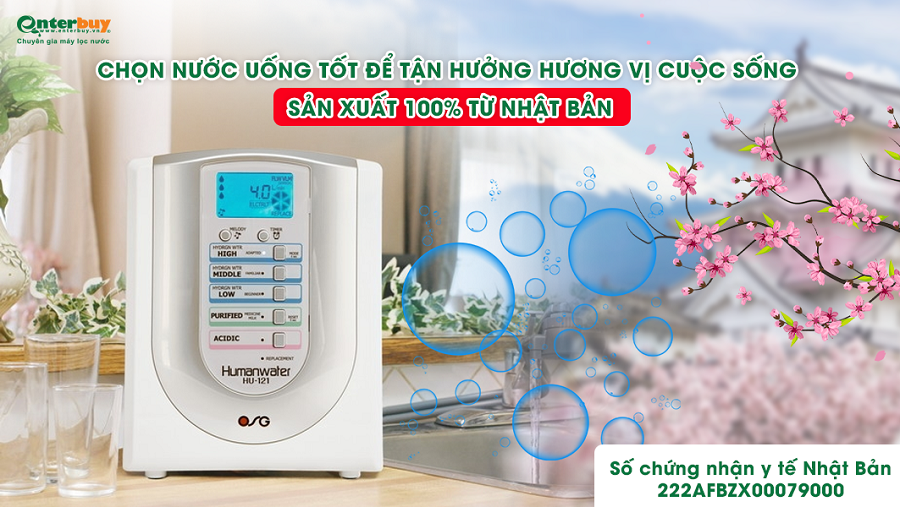 Máy lọc nước điện giải OSG