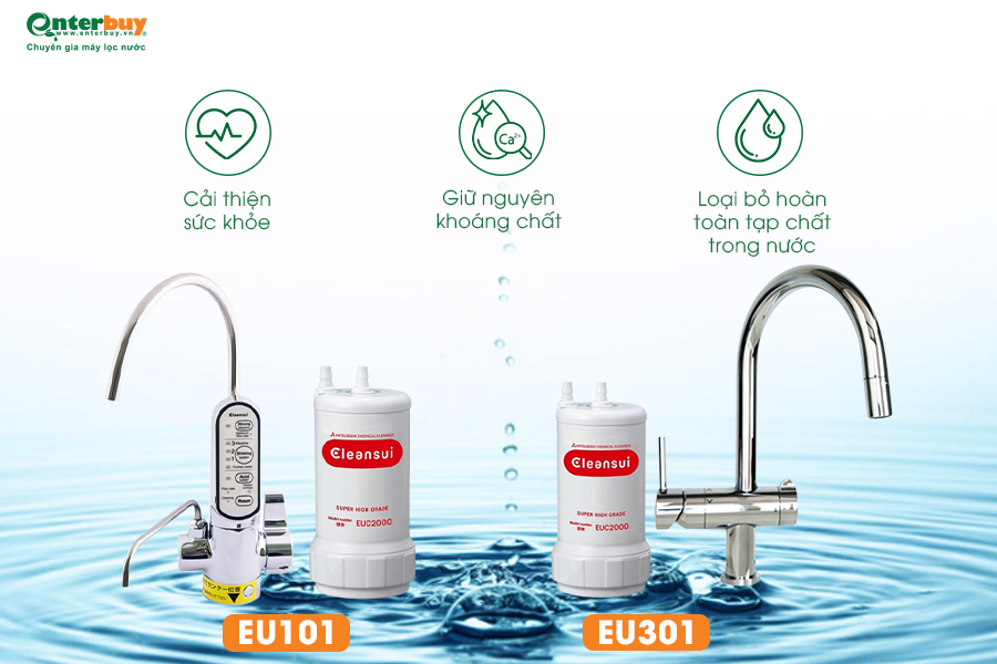 TÍNH NĂNG MÁY LỌC NƯỚC MITSUBISHI CLEANSUI