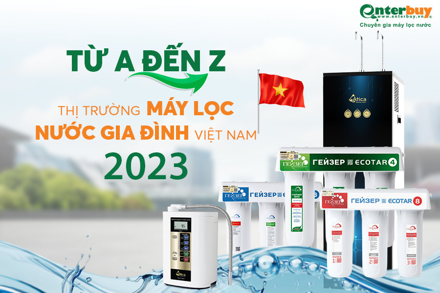 HOT|Review tất tần tật về thị trường máy lọc nước gia đình tại Việt Nam 2023