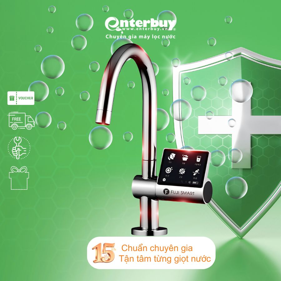 Máy lọc nước ion kiềm Fuji Smart JP900
