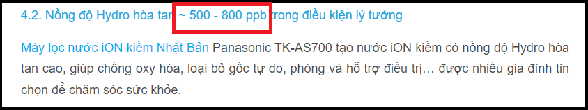 Tự ý nâng vống chỉ số Hydorgen
