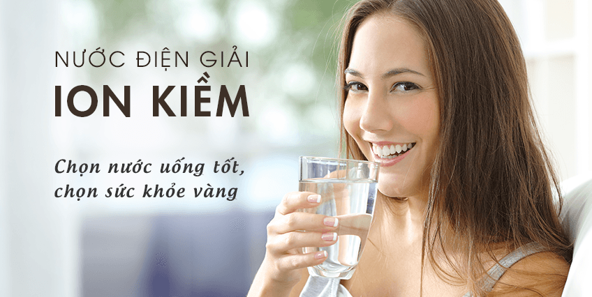 Sử dụng nước Ion kiềm hàng ngày