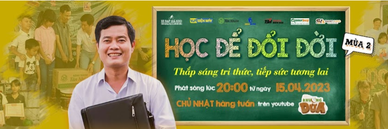 Enterbuy đồng hành cùng Khương Dừa thắp sáng hy vọng đến trường cho trẻ em nghèo khó khăn.