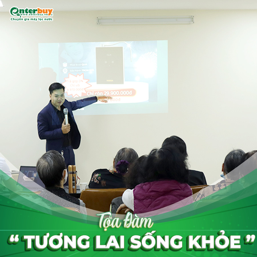 Hình ảnh trong buổi tọa đàm tương lai sống khỏe