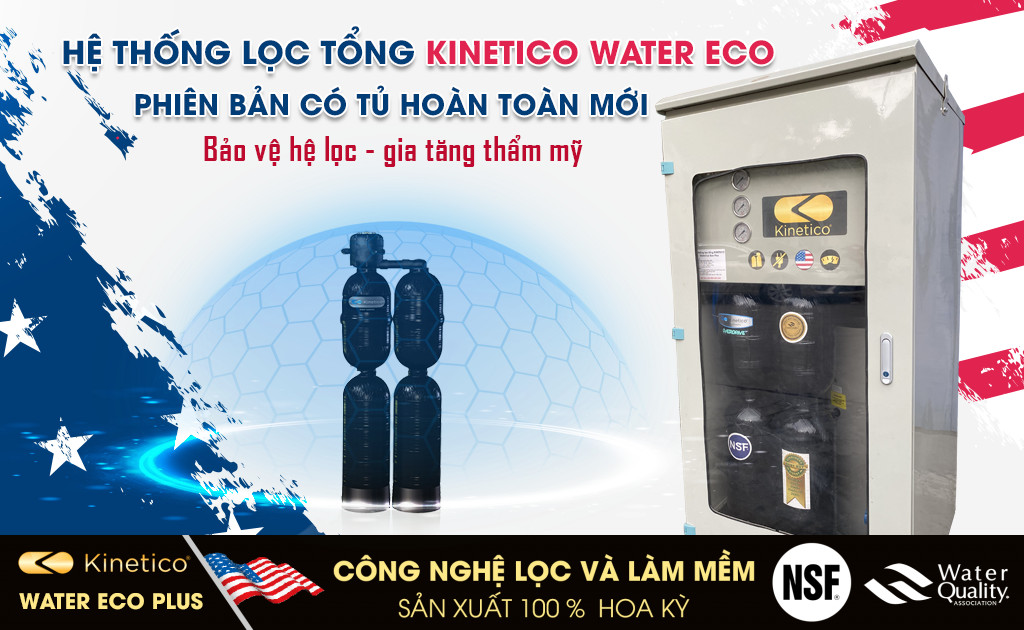 Hệ thống lọc tổng và làm mềm nước 2in1 Kinetico Water Eco Plus ( Made in USA)