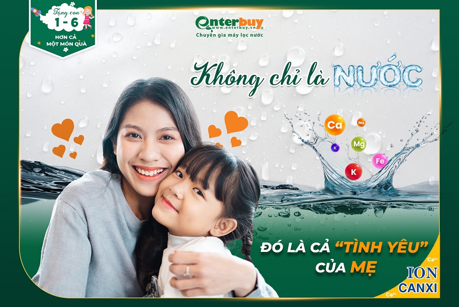 Kinh nghiệm chọn máy lọc nước cho gia đình có trẻ nhỏ dịp 1-6